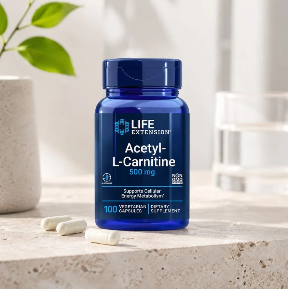 Acetyl L-Karnityna 500mg 100 kapsułek – Life Extension