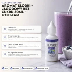 Aromat Słodki – Jagodowy Bez Cukru 30ml – GymBeam