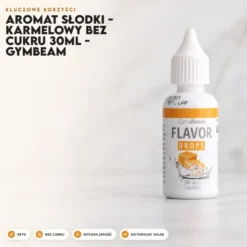 Aromat Słodki – Karmelowy Bez Cukru 30ml – GymBeam