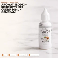 Aromat Słodki – Kokosowy Bez Cukru 30ml – GymBeam