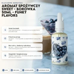 Aromat Spożywczy Sweet – Borówka 50ml – Funky Flavors