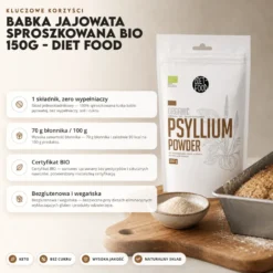 Babka jajowata sproszkowana BIO 150g – Diet Food