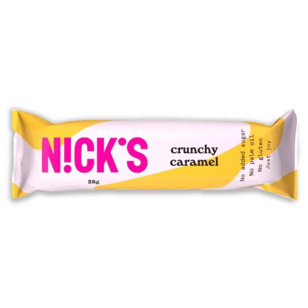 Baton Chrupiący Karmel & Migdały 28g – Nick’s