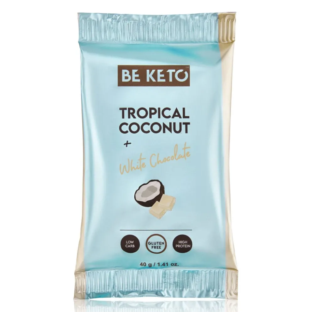 Baton Keto – Kokos & Biała Czekolada 40g – Beketo