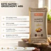 Baton Keto – Orzechowy Zestaw 9 x 40g – BeKeto