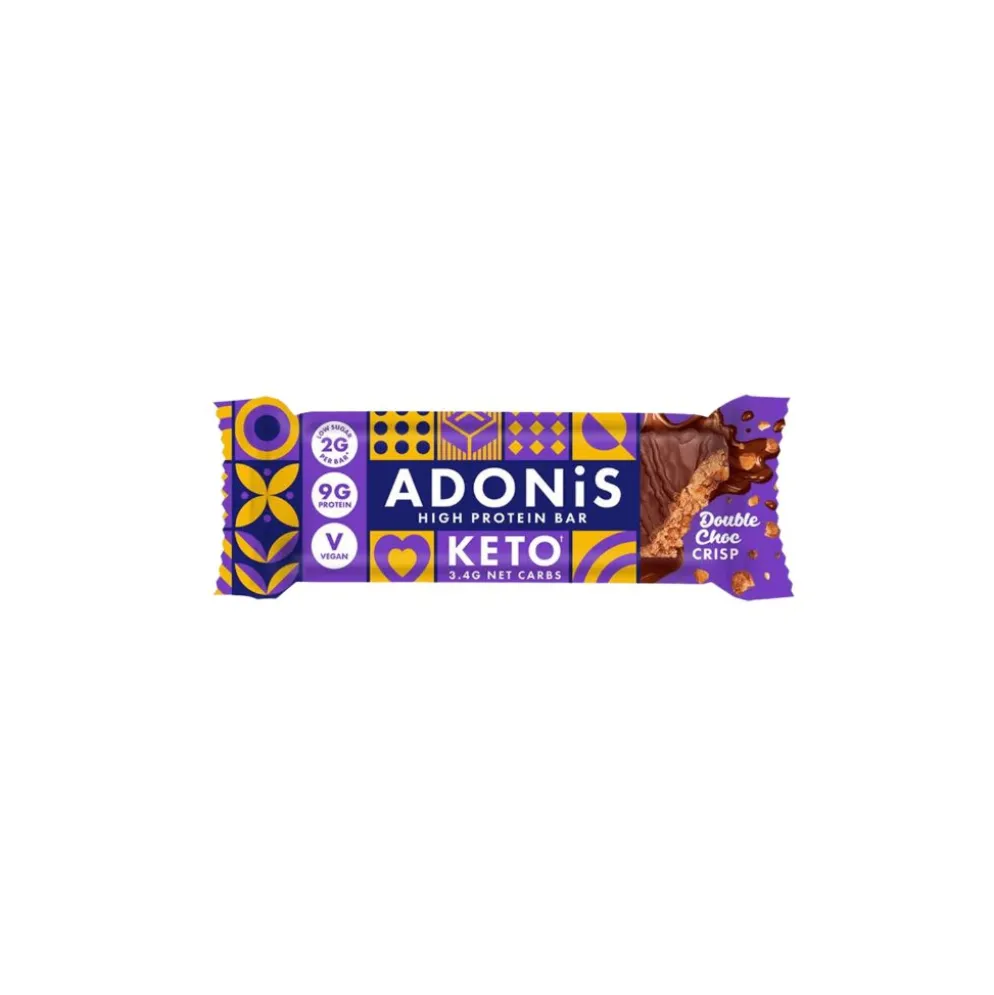 Baton Keto – Podwójna Czekolada 45g – Adonis