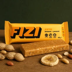 Baton Keto Protein – Banana + Peanut 45g – FIZI