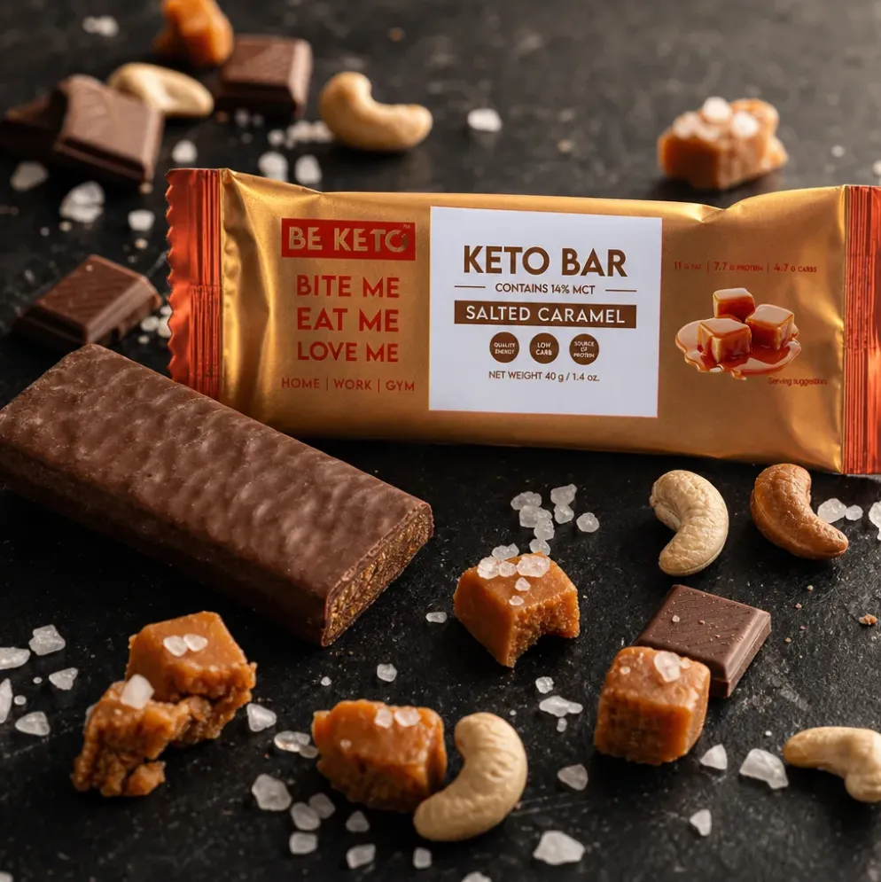 Baton Keto – Słony Karmel 40g – Beketo