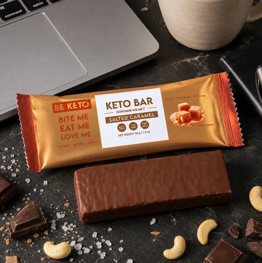 Baton Keto – Słony Karmel 40g – Beketo