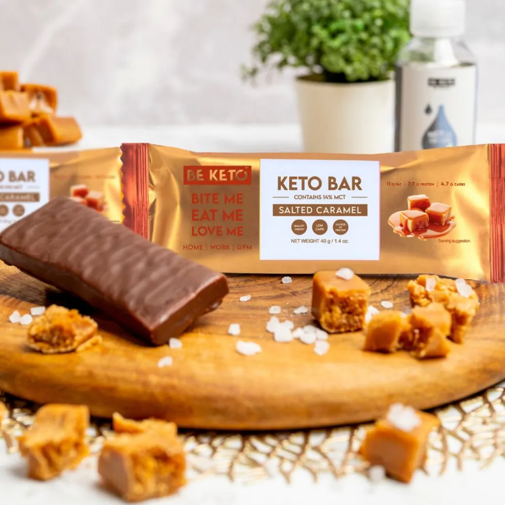 Baton Keto – Słony Karmel Zestaw 12 x 40g – Beketo