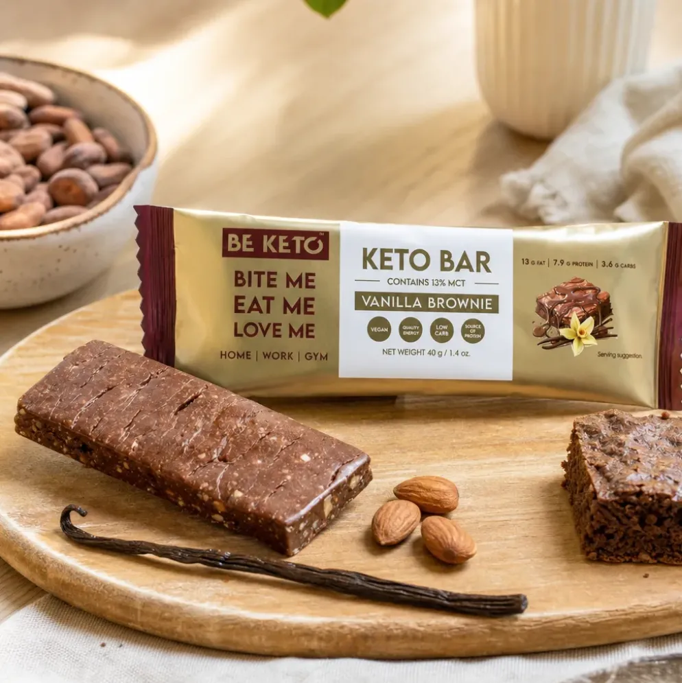 Baton Keto – Waniliowe Brownie 40g – Beketo