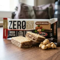 Baton Keto Zero – Wafel Orzech Laskowy 50g – Pronutrition
