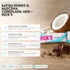 Baton Kokos & Mleczna Czekolada 40g – Nick’s