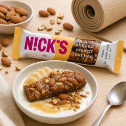 Baton Nut Bar – Almond Crunch 40g – Nick’s