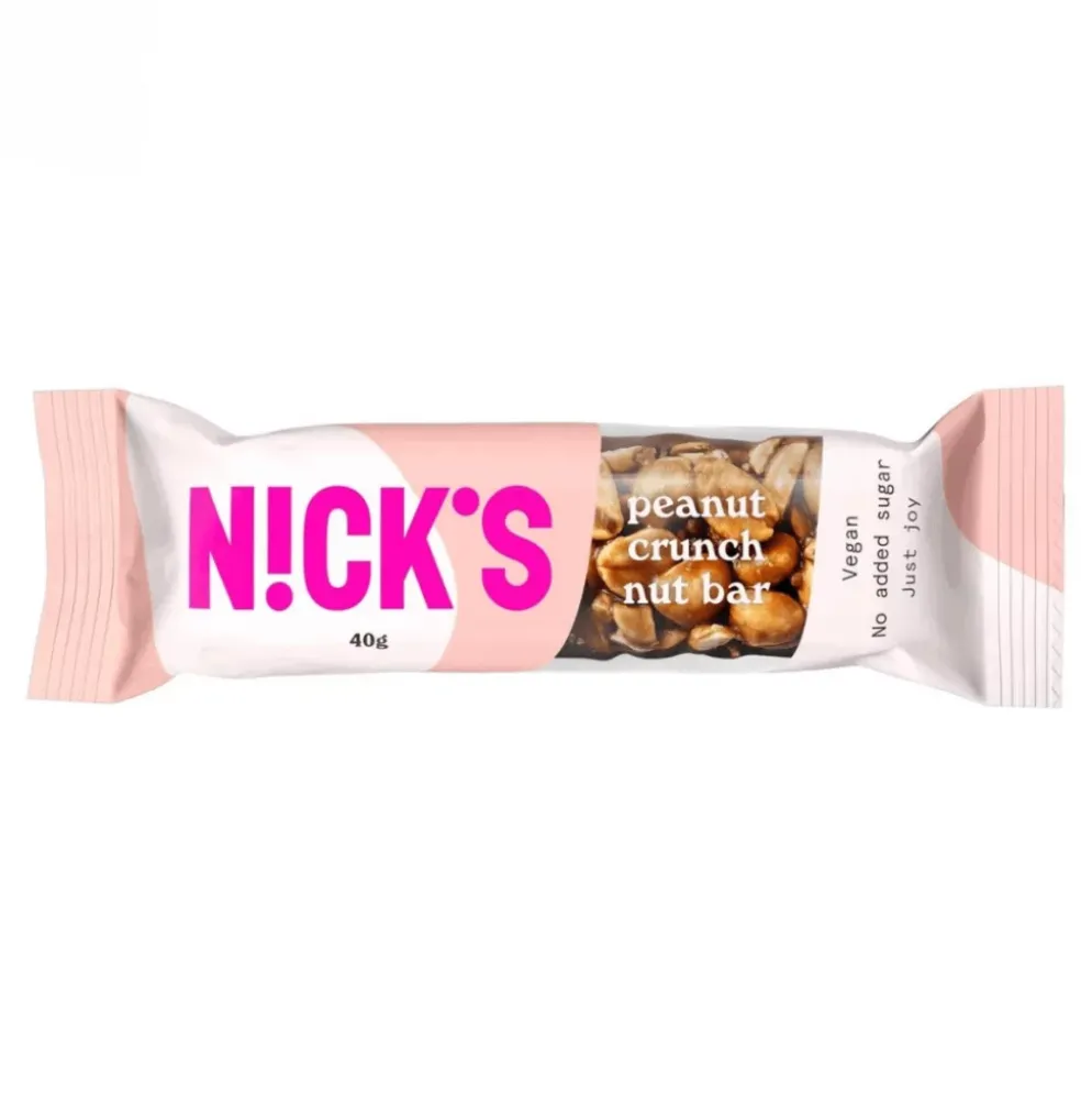 Baton Nut Bar – Peanut Crunch 40g – Nick’s
