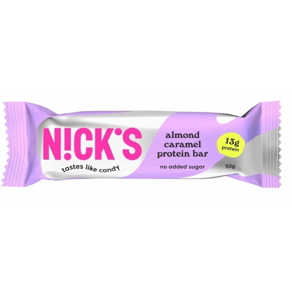 Baton Proteinowy – Migdał Karmel 50g – Nick’s