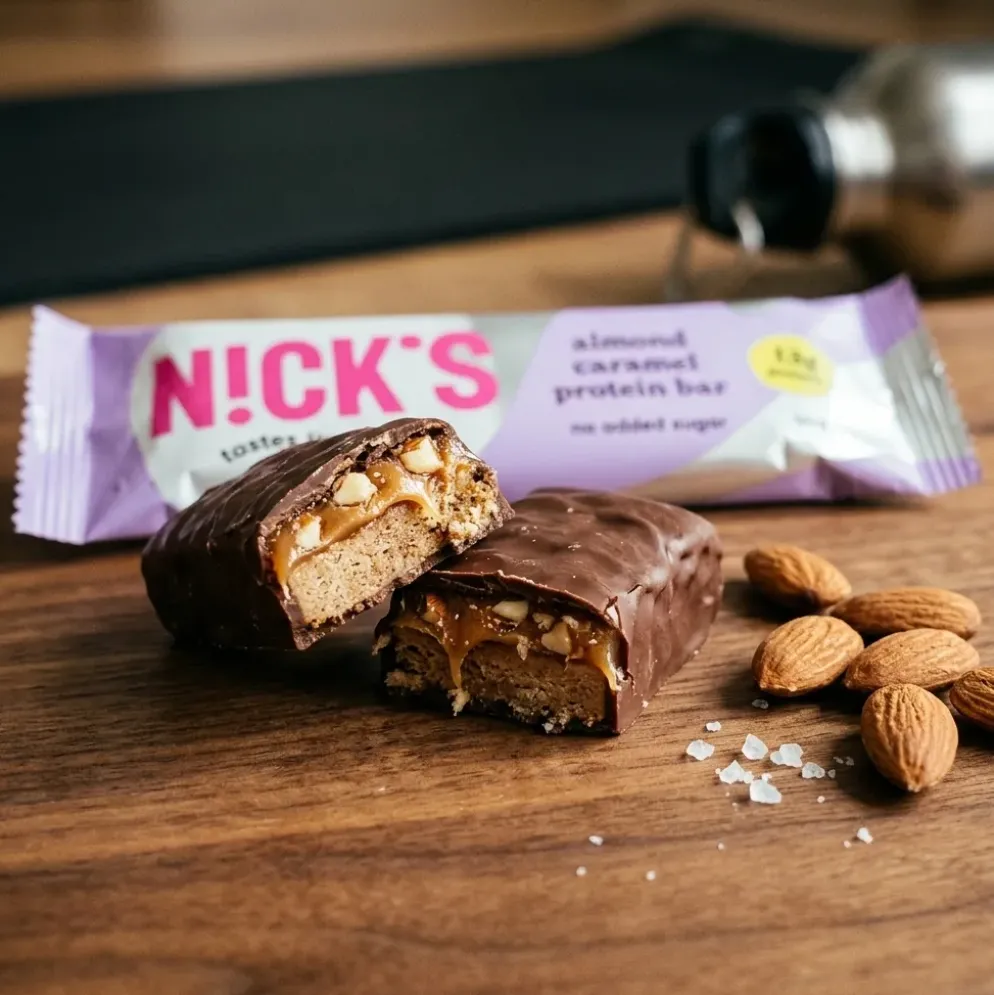 Baton Proteinowy – Migdał Karmel 50g – Nick’s