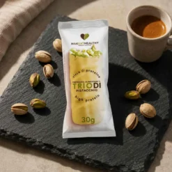 Baton Triodi Biała Czekolada i Pistacja 30g – Makeathealthy