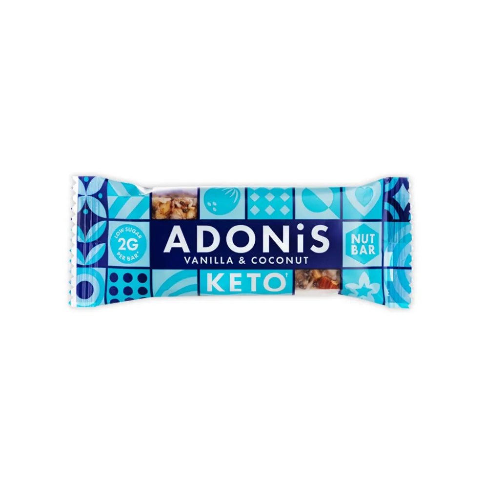 Baton waniliowy z kokosem 35g – Adonis
