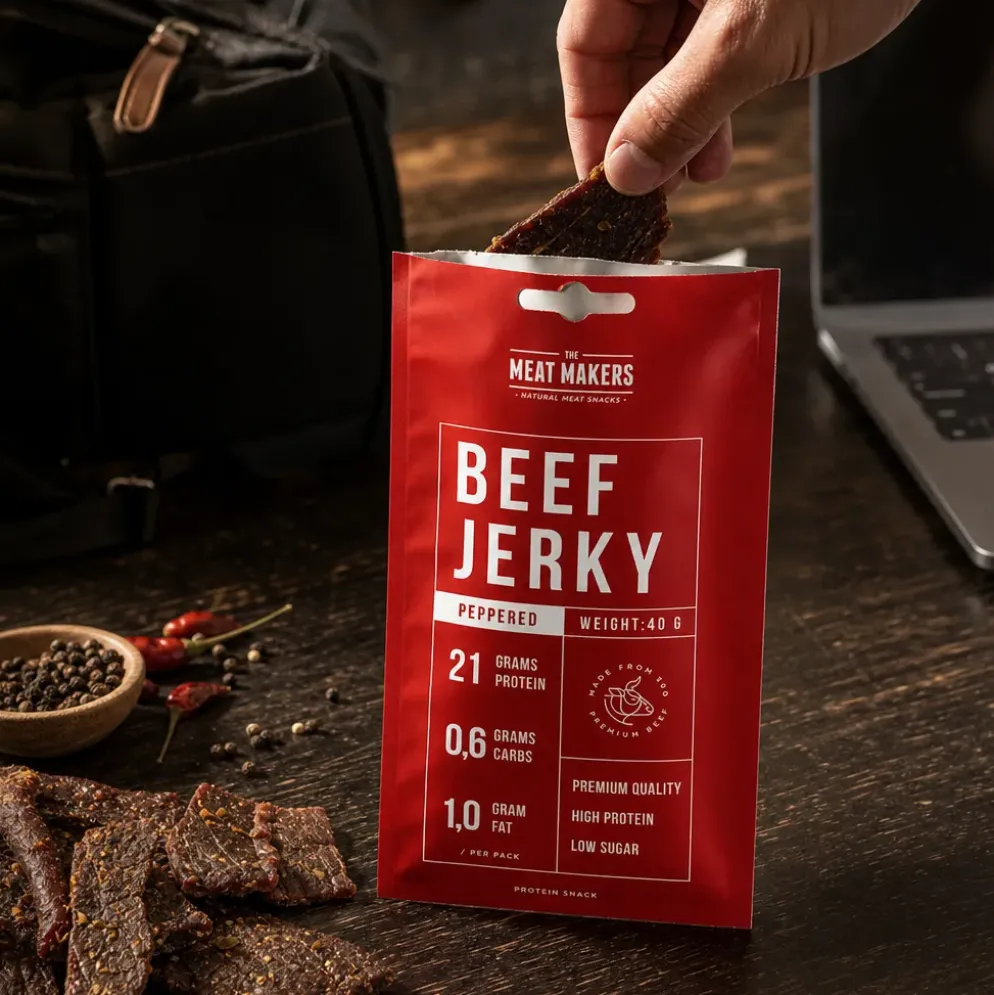 Beef Jerky – Pieprzowy 40g – The Meat Makers