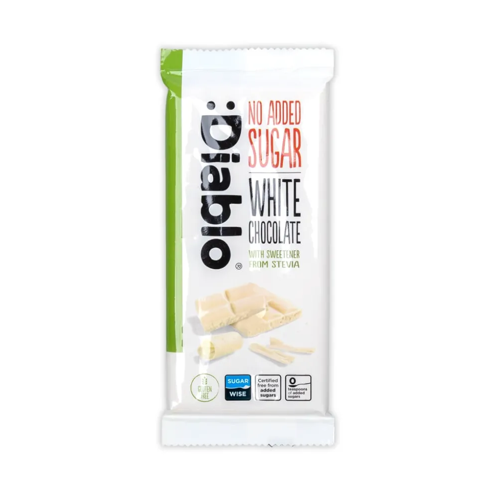 Biała Czekolada bez cukru 75g – Diablo