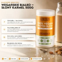 Białko Wegańskie – Słony Karmel 500g – Beketo