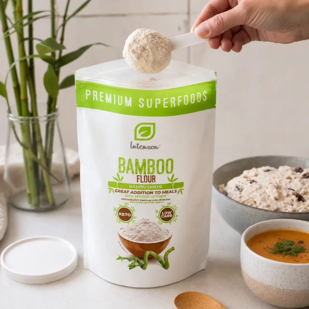 Błonnik Bambusowy (Mąka Bambusowa) 500g – Intenson