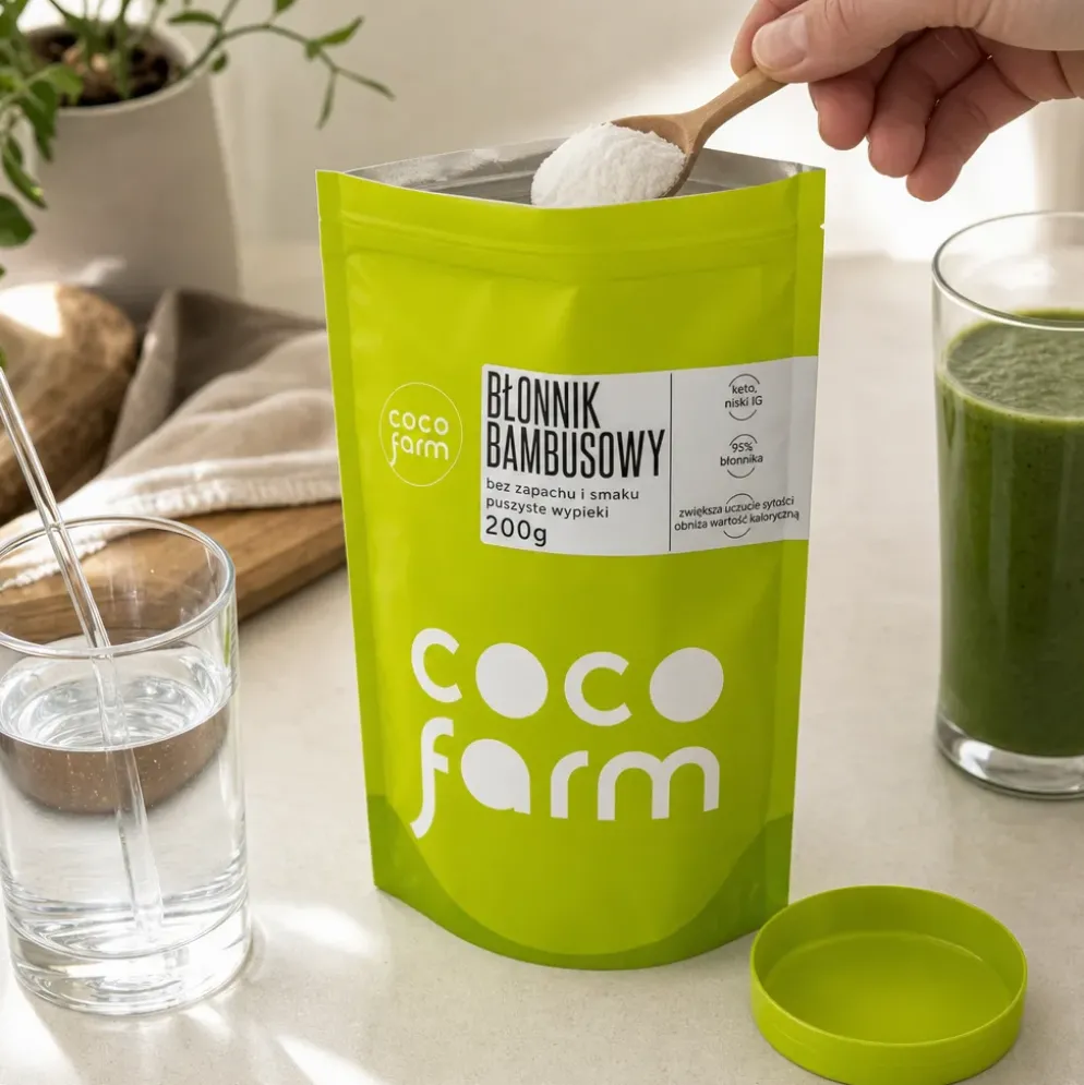 Błonnik Bambusowy (Mąka Bambusowa) 400g – Coco Farm