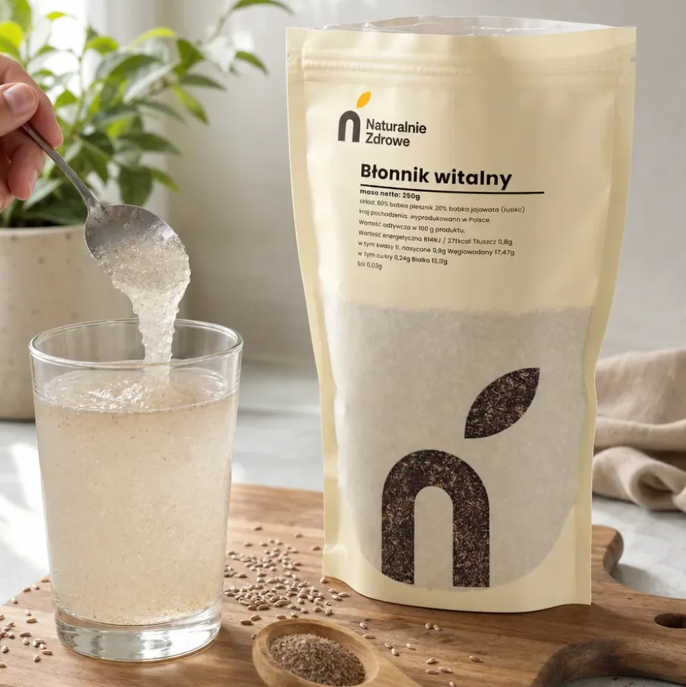 Błonnik Witalny Babka Płesznik + Babka Jajowata 250g – Naturalnie Zdrowe