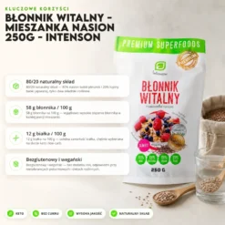 Błonnik witalny – mieszanka nasion 250g – Intenson