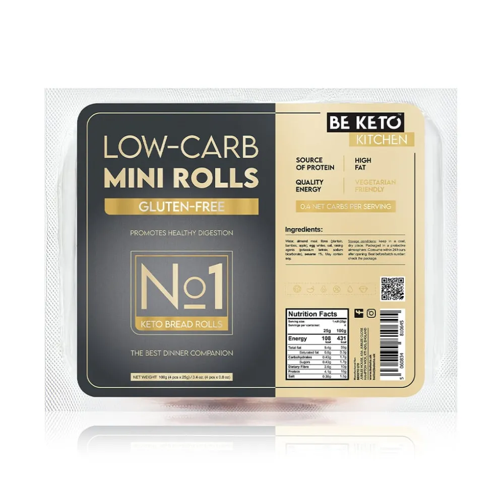 Bułeczki Keto Bezglutenowe 100g – BeKeto