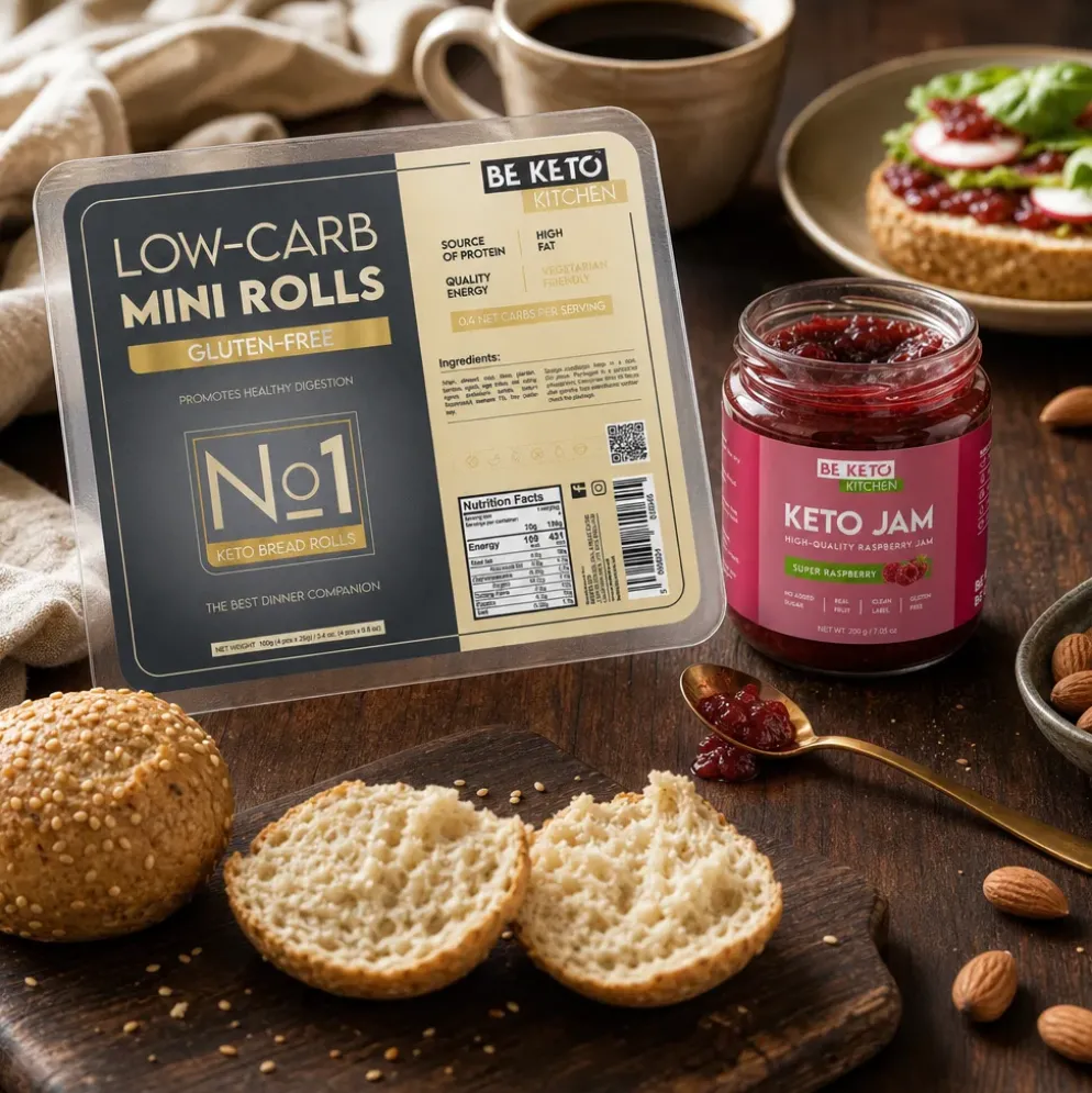 Bułeczki Keto Bezglutenowe 100g – BeKeto