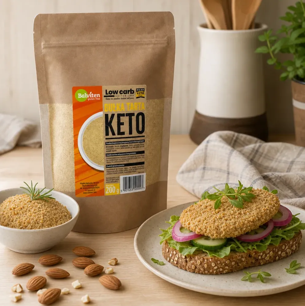Bułka Tarta Keto Bezglutenowa 200 g – Balviten