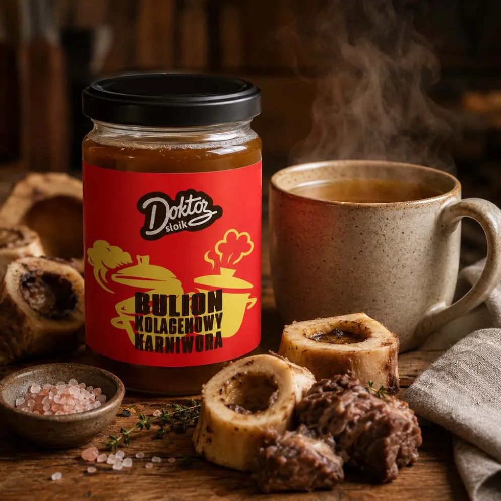 Bulion Kolagenowy Karniwora 500ml – Doktor Słoik