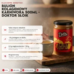 Bulion Kolagenowy Karniwora 500ml – Doktor Słoik