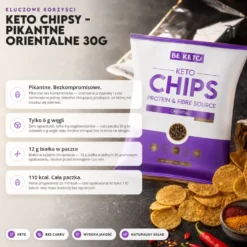 Chipsy Keto Pikantne – Orientalne 30g – BeKeto