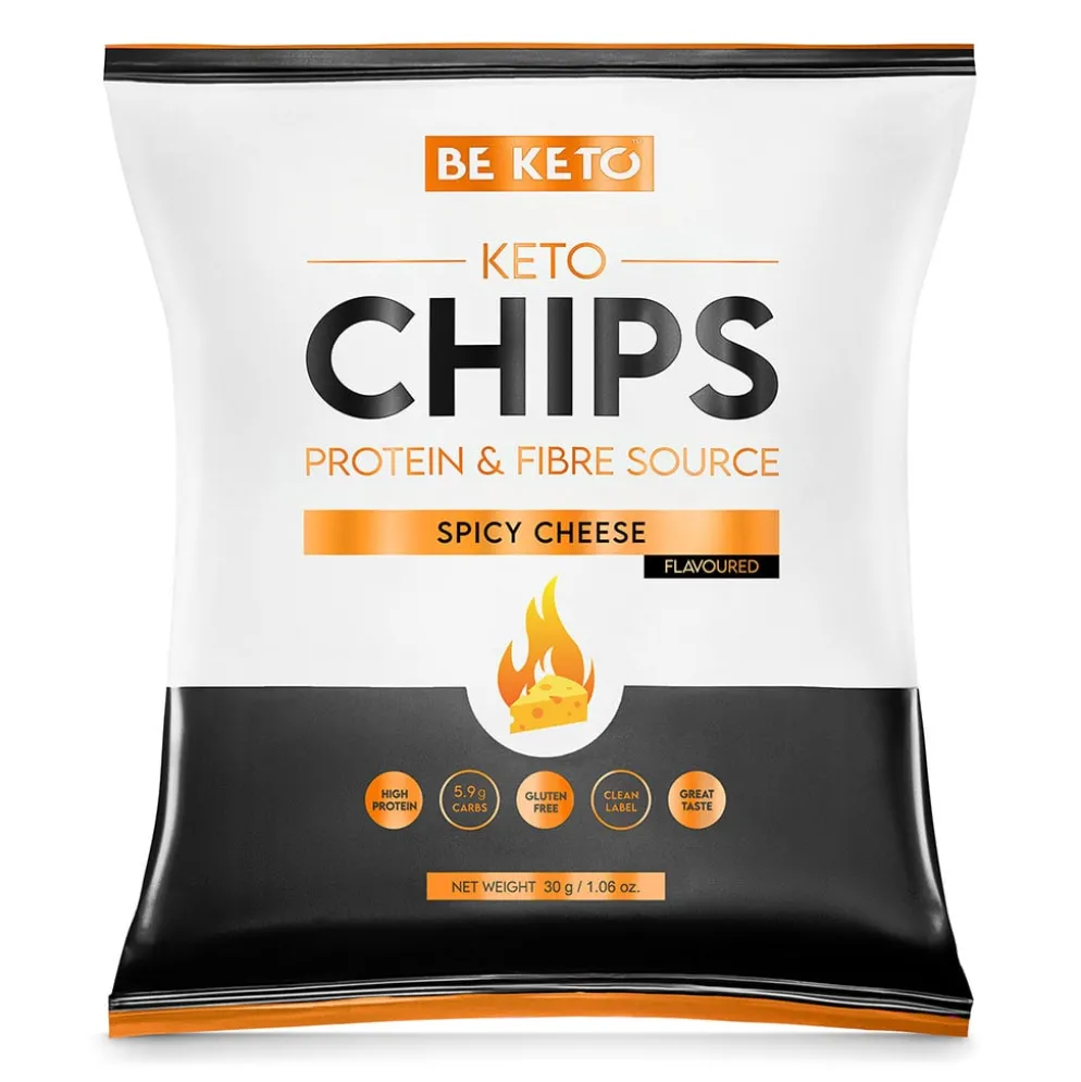Chipsy Keto Pikantne – Serowe 30g – Beketo