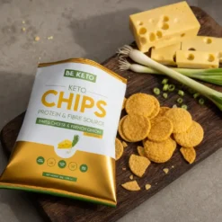 Chipsy Keto – Ser Szwajcarski & Francuska Cebulka 30g – Beketo