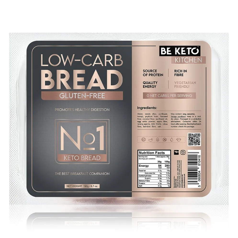 Chleb Keto Bezglutenowy 190g – Beketo
