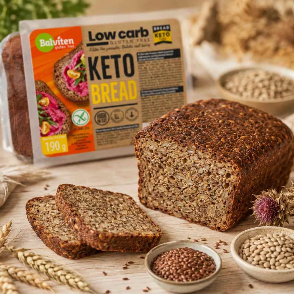 Chleb Low Carb Bezglutenowy 190g – Balviten