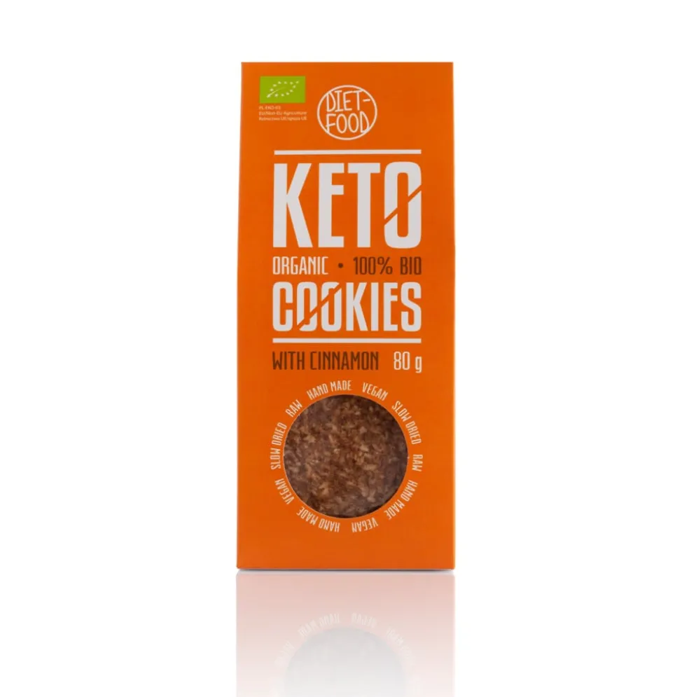 Ciasteczka Keto BIO – z Cynamonem 80g – Diet-Food