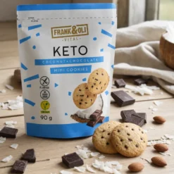 Ciasteczka Mini Keto – Kokos & Czekolada 90g – Frank&Oli