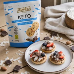 Ciasteczka Mini Keto – Kokos & Czekolada 90g – Frank&Oli