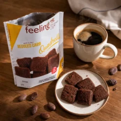 Ciasteczka Niskowęglowodanowe – Kakaowe 50g – FeelingOK