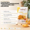 Ciasteczka Niskowęglowodanowe – Migdałowe 50g – FeelingOK