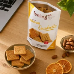 Ciasteczka Niskowęglowodanowe – Migdałowe 50g – FeelingOK