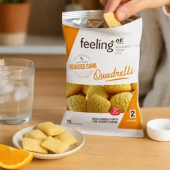 Ciasteczka Niskowęglowodanowe – Pomarańczowe 50g – FeelingOK