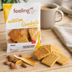Ciasteczka Niskowęglowodanowe – Orzechowe 50g – FeelingOK
