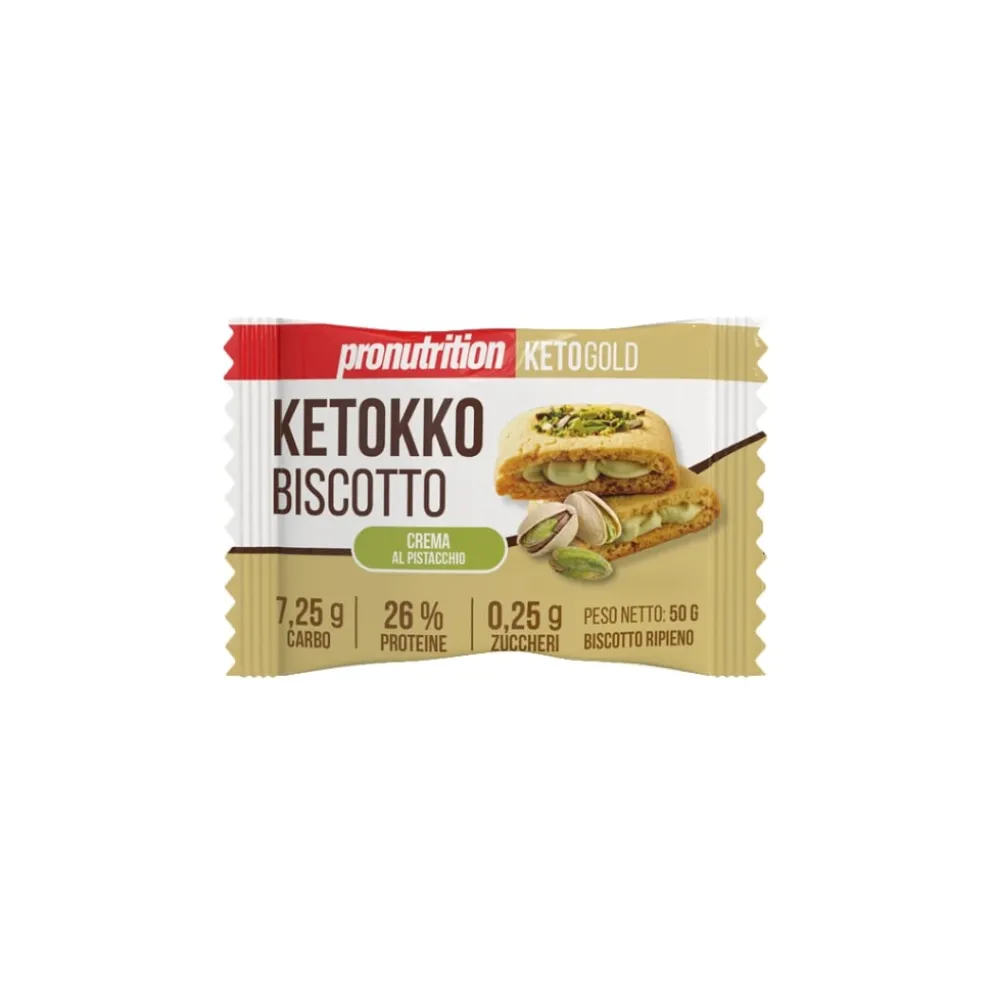 Ciastko Biscotto Keto Pistacjowe 50g – Pronutrition