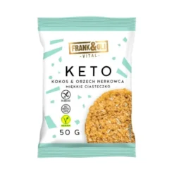 Ciastko Keto – Kokos & Orzech Nerkowca 50g – Frank & Oli
